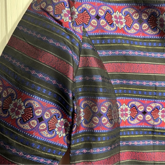 Talbots Petites sz 4 silk brocade kimono jacket,, metallic - Picture 2 of 11